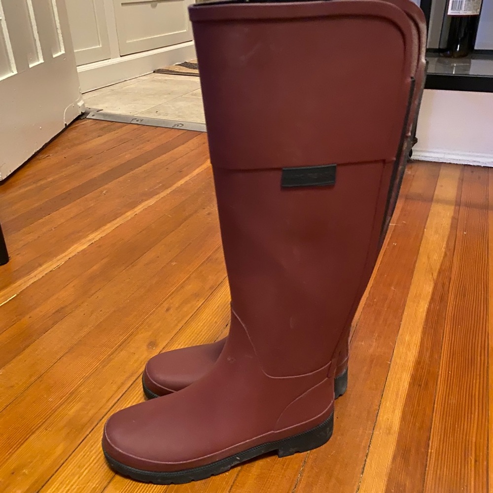 Marc Fisher Maroon Rainboots